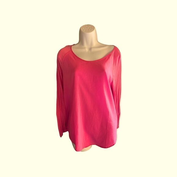 𝅺FRENCH connection long sleeve blouse size large - Picture 1 of 3